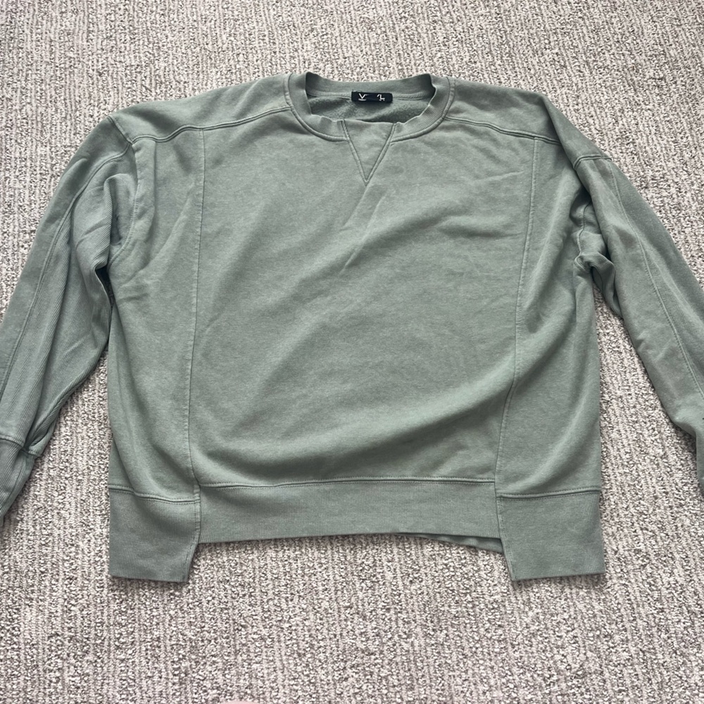 Women Sage Green Crewneck